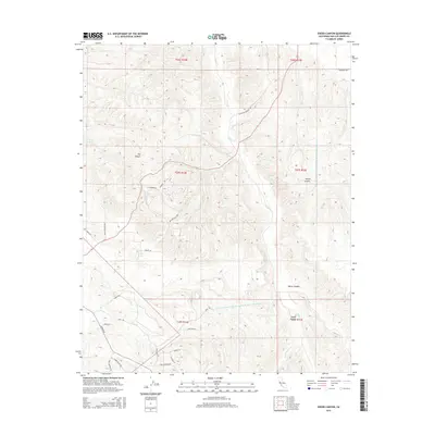 2015 Map of Shedd Canyon, 2015 Print