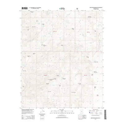 2014 Map of Sheep Basin Mountain, 2014 Print