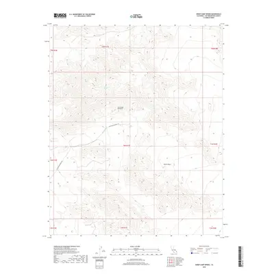 2018 Map of Sheep Camp Spring, 2018 Print
