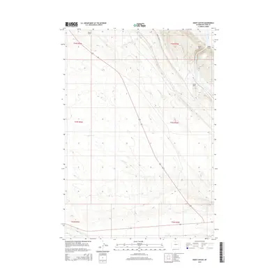 2015 Map of Sheep Canyon, 2015 Print