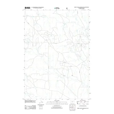 2012 Map of Sheep Canyon Creek East, 2012 Print