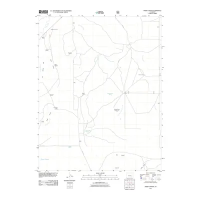 2011 Map of Sheep Canyon, 2011 Print