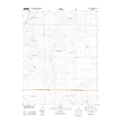 2013 Map of Sheep Canyon, 2013 Print