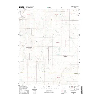 2016 Map of Sheep Canyon, 2016 Print