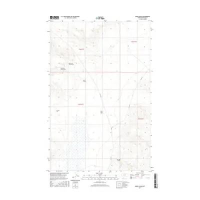 2017 Map of Sheep Coulee, 2017 Print
