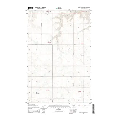 2014 Map of Sheep Coulee Spring, 2014 Print