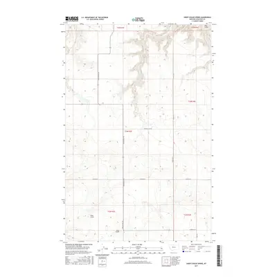 2017 Map of Sheep Coulee Spring, 2017 Print