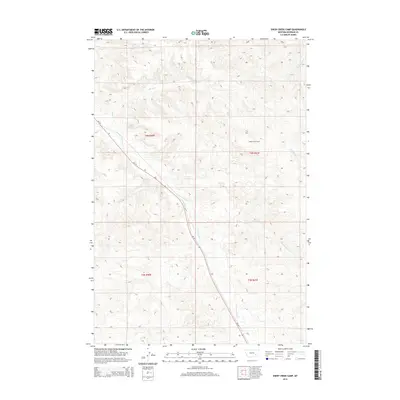 2014 Map of Sheep Creek Camp, 2014 Print