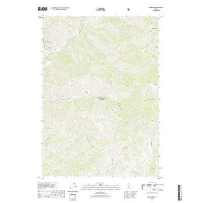 2020 Map of Sheep Creek, 2020 Print