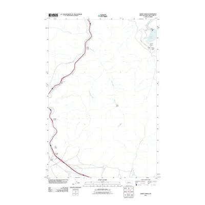 2011 Map of Sheep Creek, 2011 Print