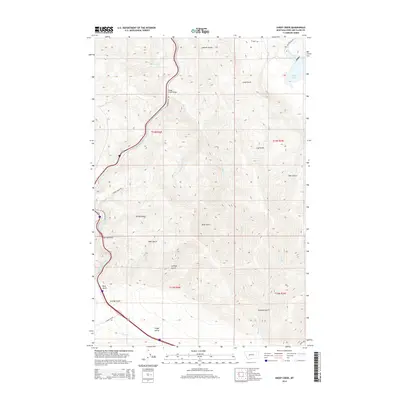 2014 Map of Sheep Creek, 2014 Print