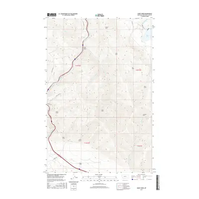 2017 Map of Sheep Creek, 2017 Print