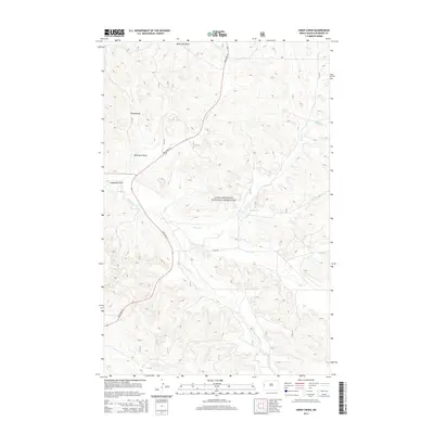 2014 Map of Sheep Creek, 2014 Print