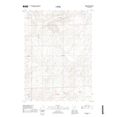 2018 Map of Sheep Creek, 2018 Print