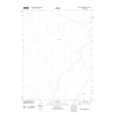 2012 Map of Sheep Creek Range NE, 2012 Print