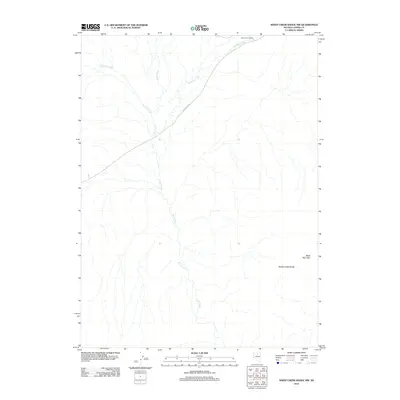 2012 Map of Sheep Creek Range NW, 2012 Print