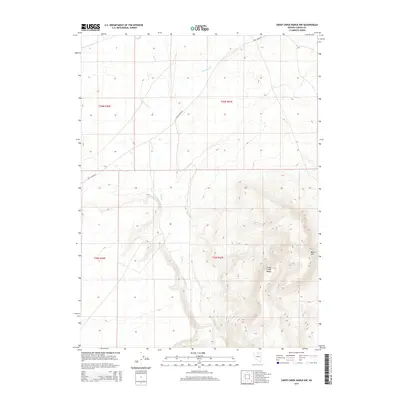 2014 Map of Sheep Creek Range NW, 2014 Print