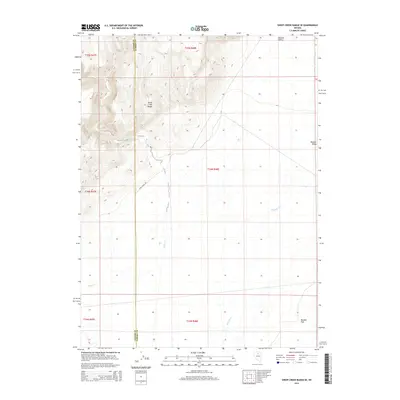 2014 Map of Sheep Creek Range SE, 2014 Print