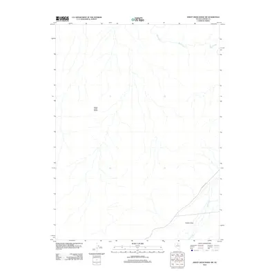 2012 Map of Sheep Creek Range SW, 2012 Print