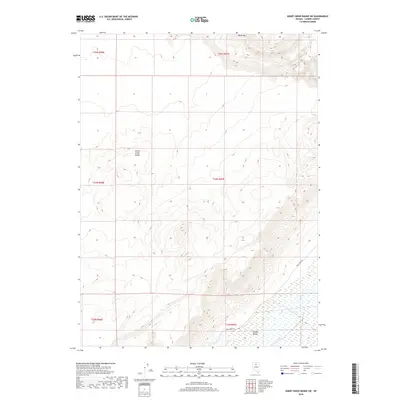 2018 Map of Sheep Creek Range SW, 2018 Print