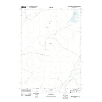 2012 Map of Sheep Creek Reservoir, 2012 Print