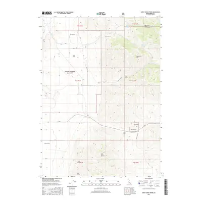 2017 Map of Sheep Creek Spring, 2017 Print