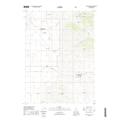 2020 Map of Sheep Creek Spring, 2020 Print