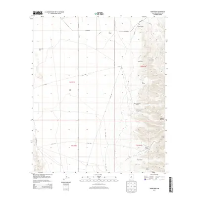 2013 Map of Sheep Draw, 2013 Print