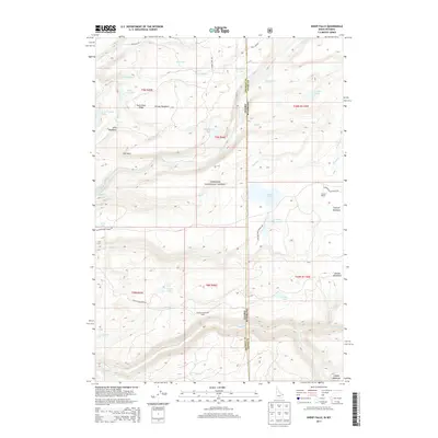 2013 Map of Sheep Falls, 2013 Print