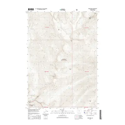 2015 Map of Sheep Mesa, 2015 Print