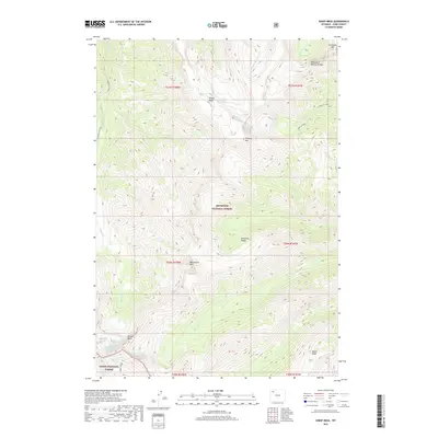 2017 Map of Sheep Mesa, 2017 Print