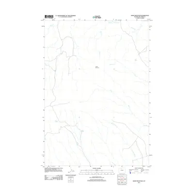 2012 Map of Sheep Mountain, 2012 Print