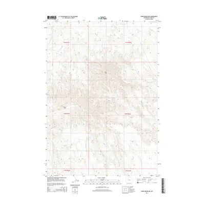 2015 Map of Sheep Mountain, 2015 Print