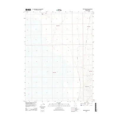 2014 Map of Sheep Mountain, 2014 Print