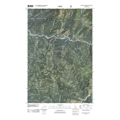 2011 Map of Sheep Mountain, 2011 Print