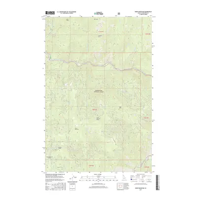 2017 Map of Sheep Mountain, 2017 Print