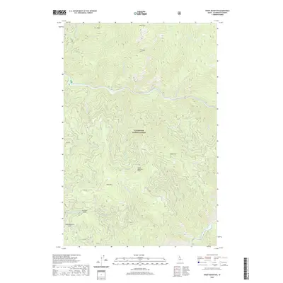 2020 Map of Sheep Mountain, 2020 Print