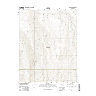 2016 Map of Sheep Mountain, 2016 Print