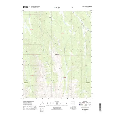 2019 Map of Sheep Mountain, 2019 Print