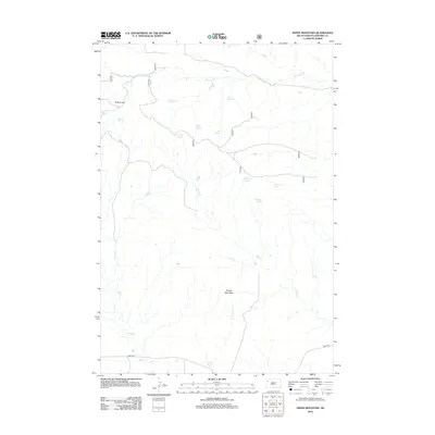 2012 Map of Sheep Mountain, 2012 Print