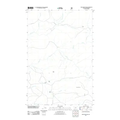 2011 Map of Sheep Mountain, 2011 Print