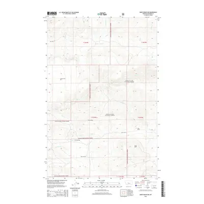 2014 Map of Sheep Mountain, 2014 Print