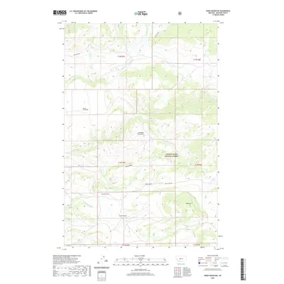 2020 Map of Sheep Mountain, 2020 Print