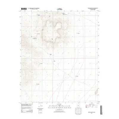 2013 Map of Sheep Mountain, 2013 Print
