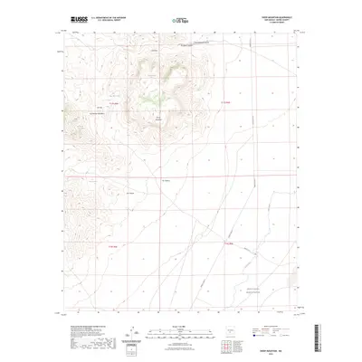 2023 Map of Sheep Mountain, 2023 Print