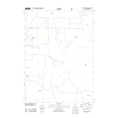 2012 Map of Sheep Mountain, 2012 Print