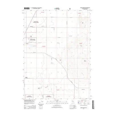 2015 Map of Sheep Mountain, 2015 Print