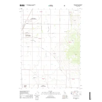 2018 Map of Sheep Mountain, 2018 Print