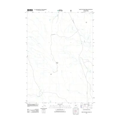 2012 Map of Sheep Mountain Table, 2012 Print