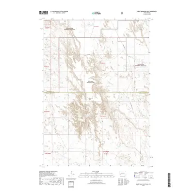 2017 Map of Sheep Mountain Table, 2017 Print